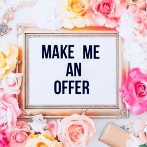 Make me any offer, any offer!! 😉❤️🙏🏼